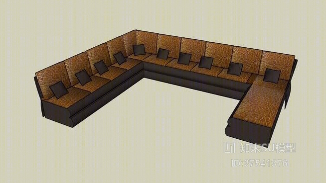 多人沙发SU模型下载【ID:419229017】