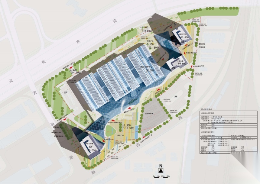 [广东]长城笋岗城市综合体项目设计方案（附cad图纸）cad施工图下载【ID:151441142】