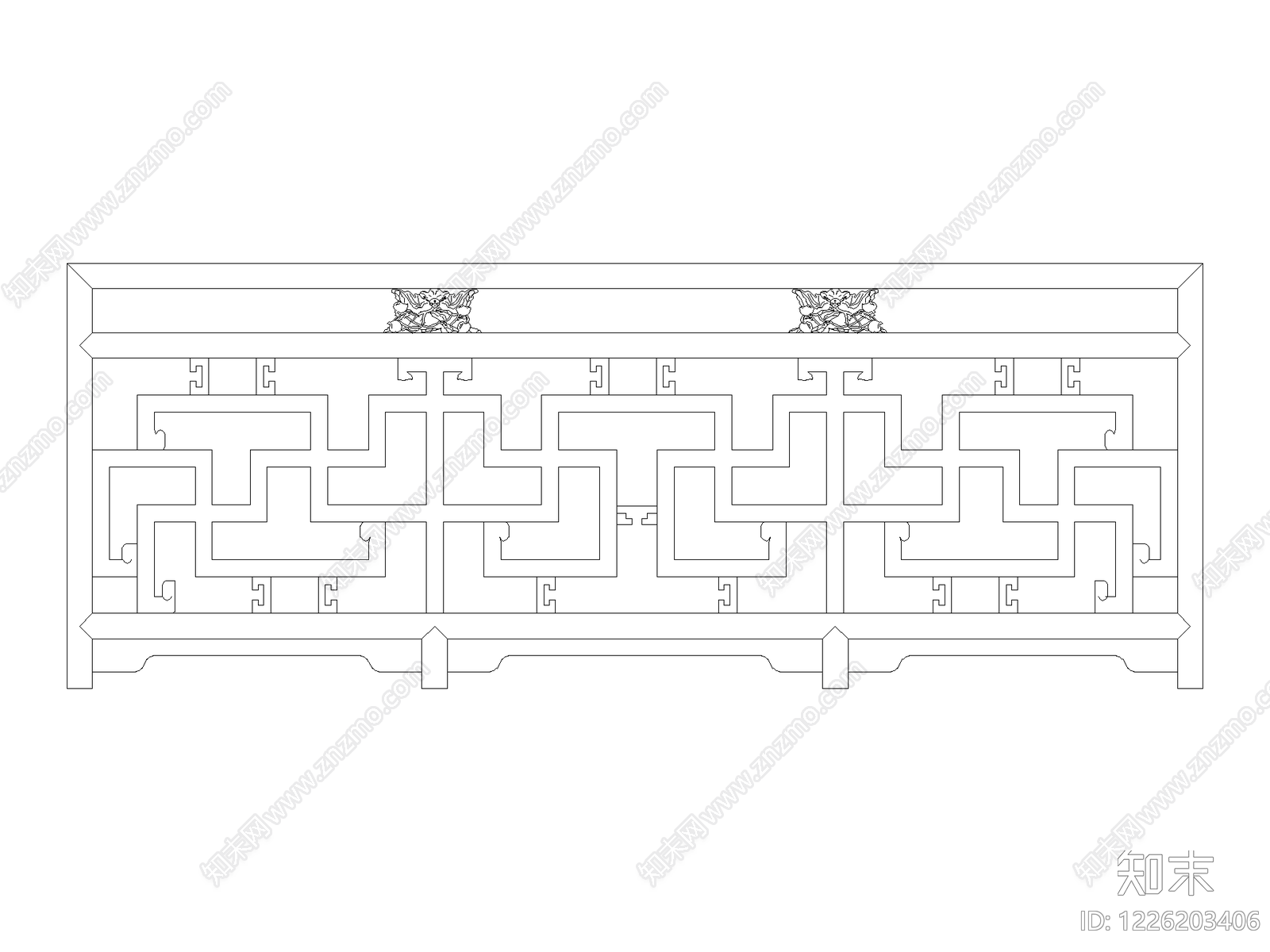 柜子cad施工图下载【ID:1226203406】