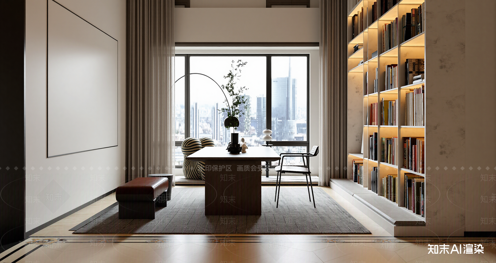 现代工作室3D模型下载【ID:1221649305】