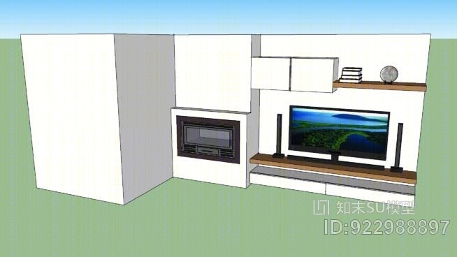 烟囱壁SU模型下载【ID:922988897】