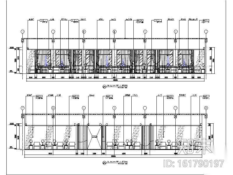 [无锡]主题温泉会所设计施工图（含概念设计和效果图）cad施工图下载【ID:161790197】