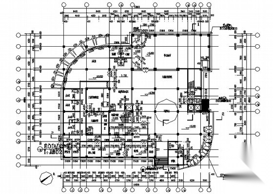 [都江堰市]某五层图书馆建筑施工图（课程设计）cad施工图下载【ID:165146173】