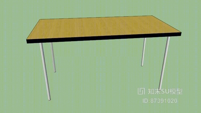 办公桌SU模型下载【ID:917921605】