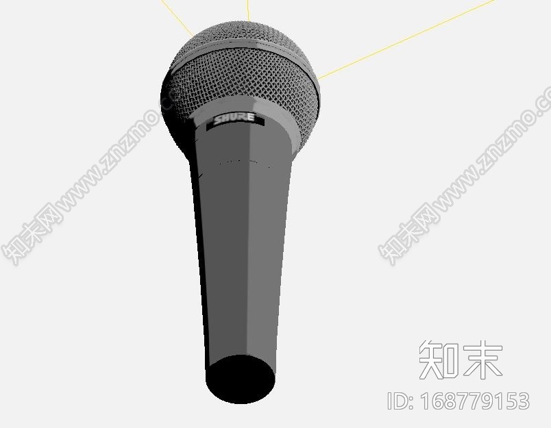 话筒CG模型下载【ID:168779153】