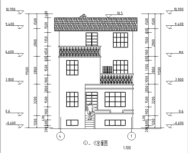 [合集]50套多层别墅建筑施工图（部分图纸含效果图）cad施工图下载【ID:149874108】