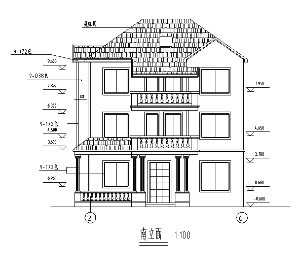 [合集]50套多层别墅建筑施工图（部分图纸含效果图）cad施工图下载【ID:149874108】