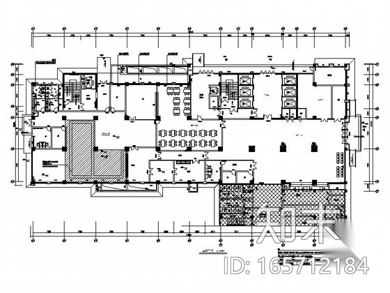 [江西]县级人民医院门诊医技大楼室内装修施工图cad施工图下载【ID:165712184】