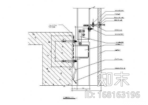 石材幕墙节点详图集cad施工图下载【ID:168163196】