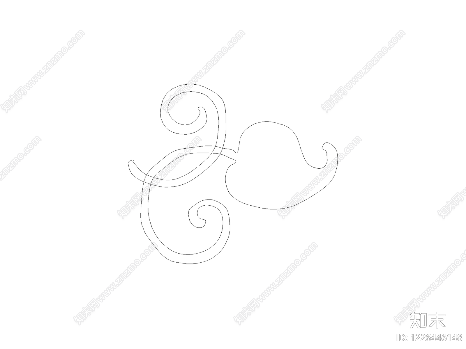 雕塑装饰构件CAD图纸