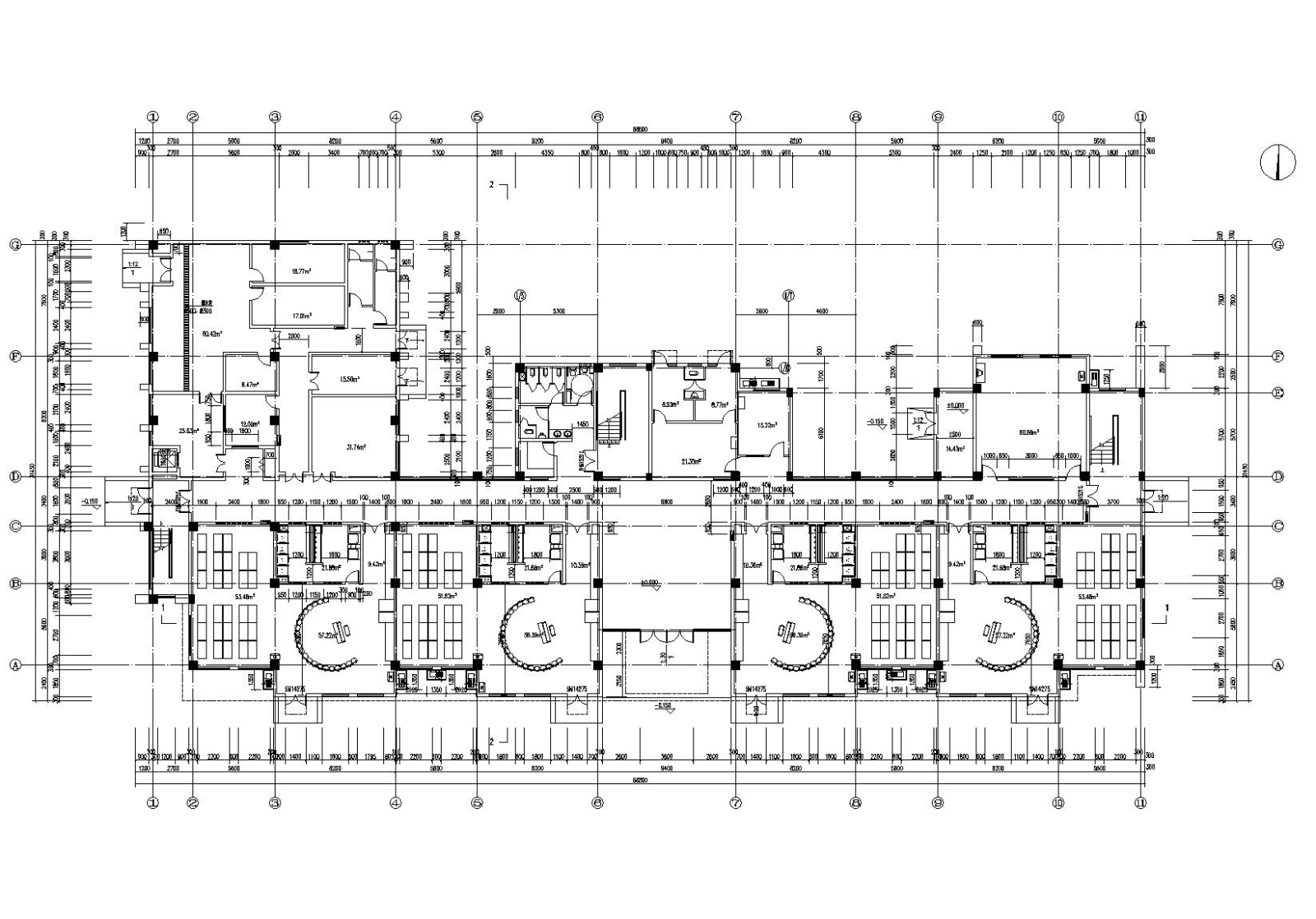 12班幼儿园建筑设计施工图(CAD+SU+效果图）cad施工图下载【ID:151537125】