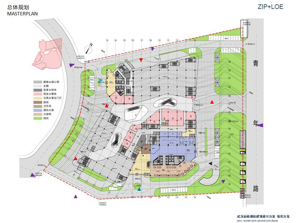 [湖北]嘉裕酒店建筑设计方案.cad施工图下载【ID:151646139】