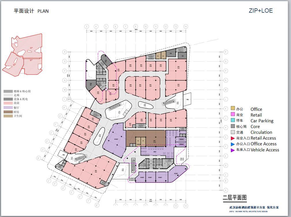 [湖北]嘉裕酒店建筑设计方案.cad施工图下载【ID:151646139】