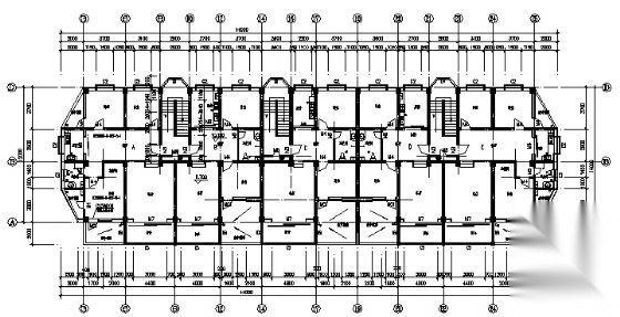 江南某花园住宅楼建筑方案图cad施工图下载【ID:149852133】