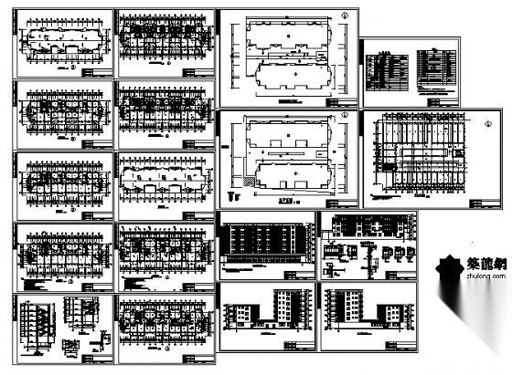 江南某花园住宅楼建筑方案图cad施工图下载【ID:149852133】