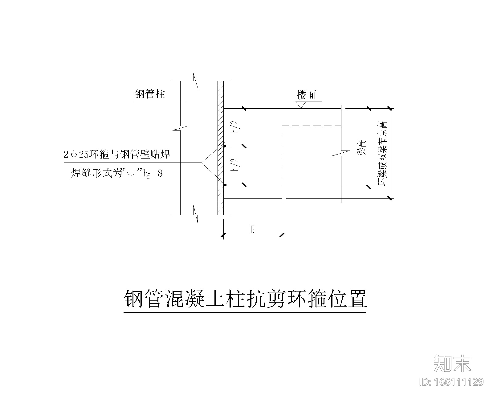 钢管砼柱大样及施工说明施工图下载