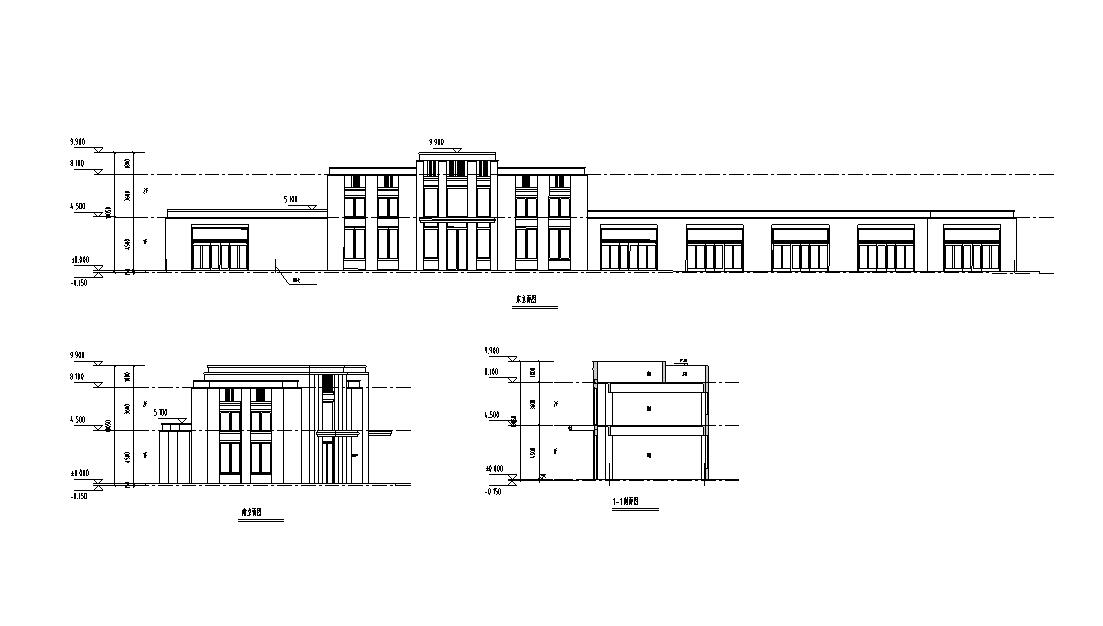 [上海]普陀区上粮欧陆风格居住区建筑施工图设计cad施工图下载【ID:165627108】