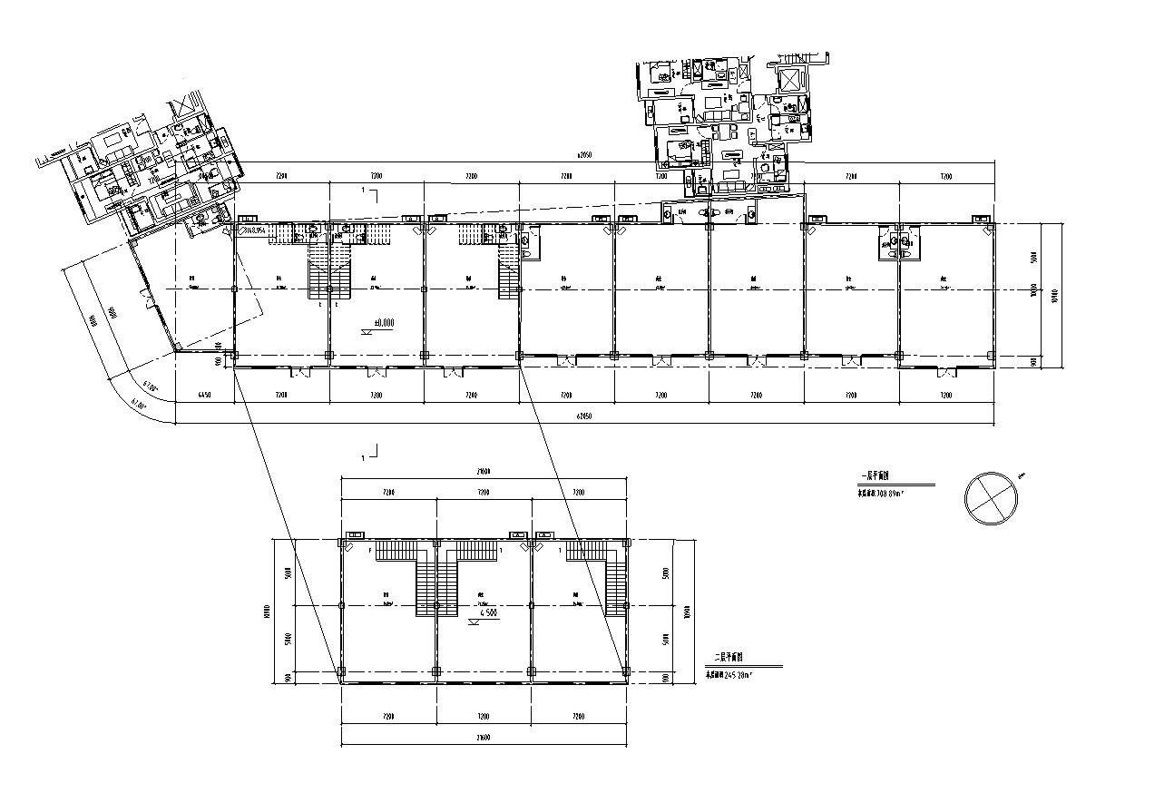 [上海]普陀区上粮欧陆风格居住区建筑施工图设计cad施工图下载【ID:165627108】