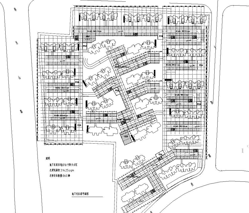 [上海]普陀区上粮欧陆风格居住区建筑施工图设计cad施工图下载【ID:165627108】