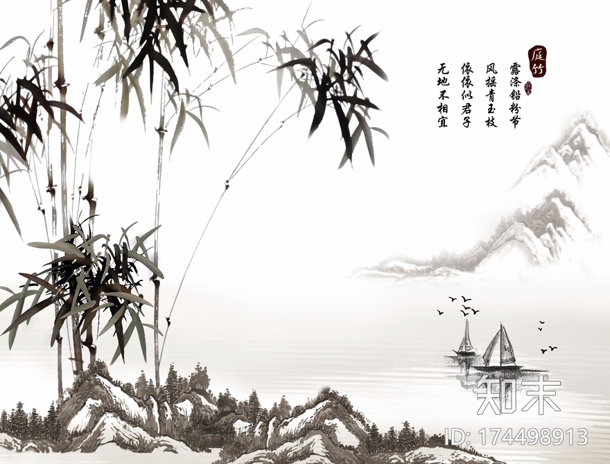 壁画高清贴图材质