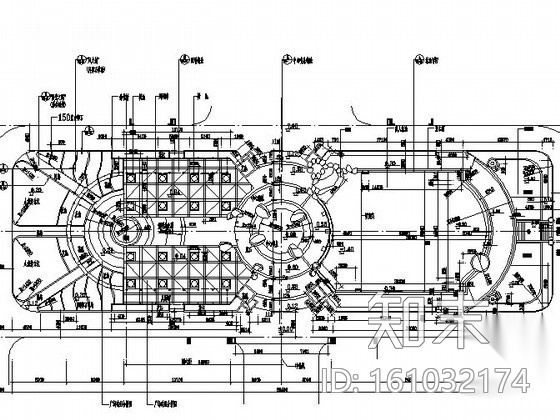 [广州]中心广场园林景观设计施工图cad施工图下载【ID:161032174】