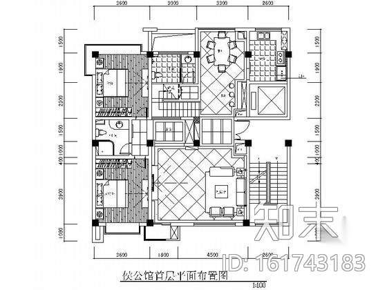 [上海]现代双层别墅室内装修图（含实景）cad施工图下载【ID:161743183】