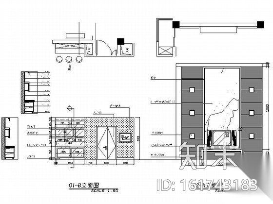 [上海]现代双层别墅室内装修图（含实景）cad施工图下载【ID:161743183】