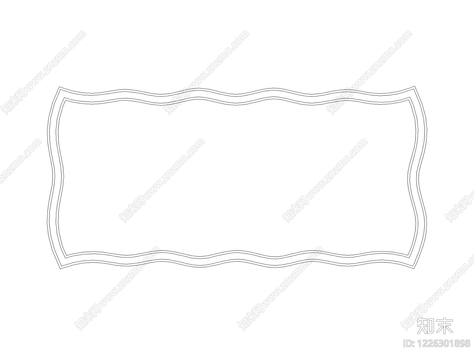 外立面装饰构件cad施工图下载【ID:1226301898】