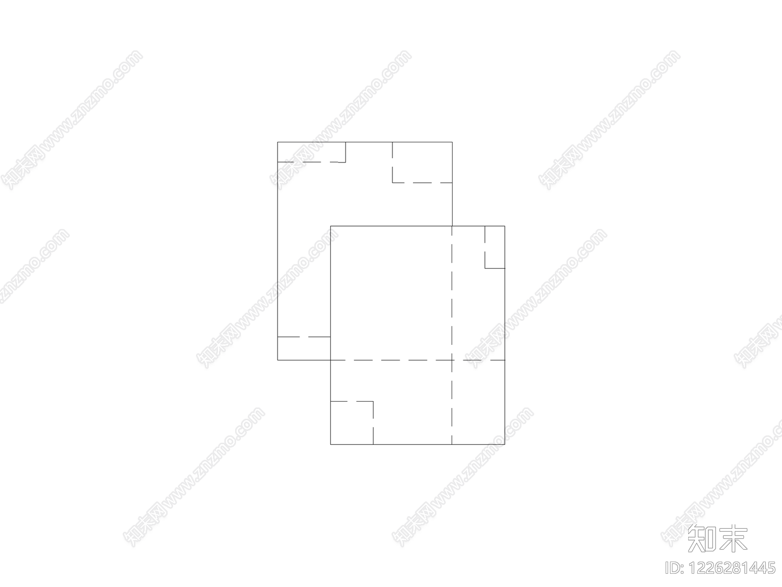 门cad施工图下载【ID:1226281445】