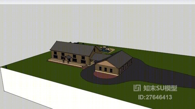 景观小建筑SU模型下载【ID:27646413】