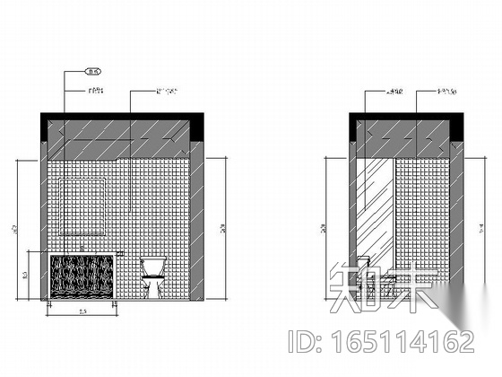[江苏]海底世界度假村宾馆室内设计CAD施工图（含效果）cad施工图下载【ID:165114162】