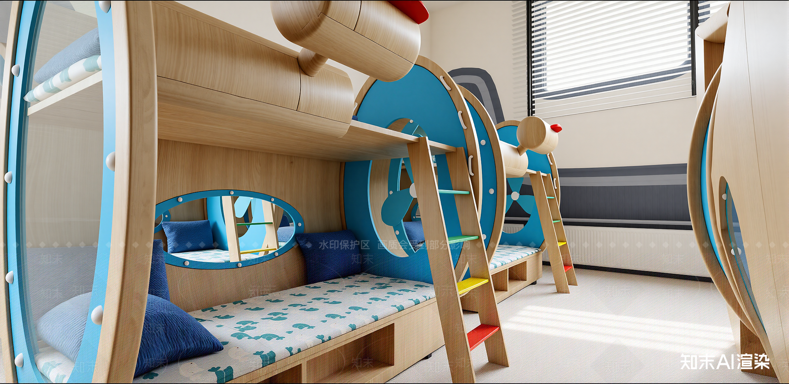 现代宿舍SU模型下载【ID:1215945537】