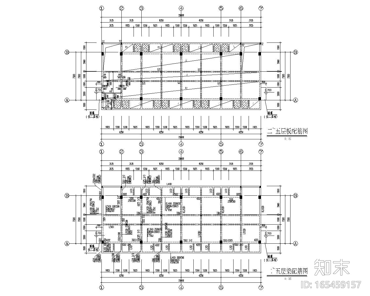 学生宿舍楼cad施工图下载【ID:165459157】