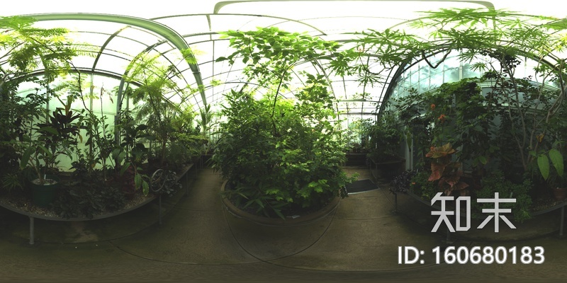 温室绿植HDR全景贴图贴图下载【ID:160680183】