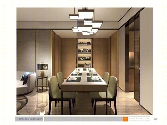 【集艾设计G&A】上海海珀黄浦4-1样板间设计方案+效果图+施工图（平立面+节点）316M施工图下载【ID:36994668】