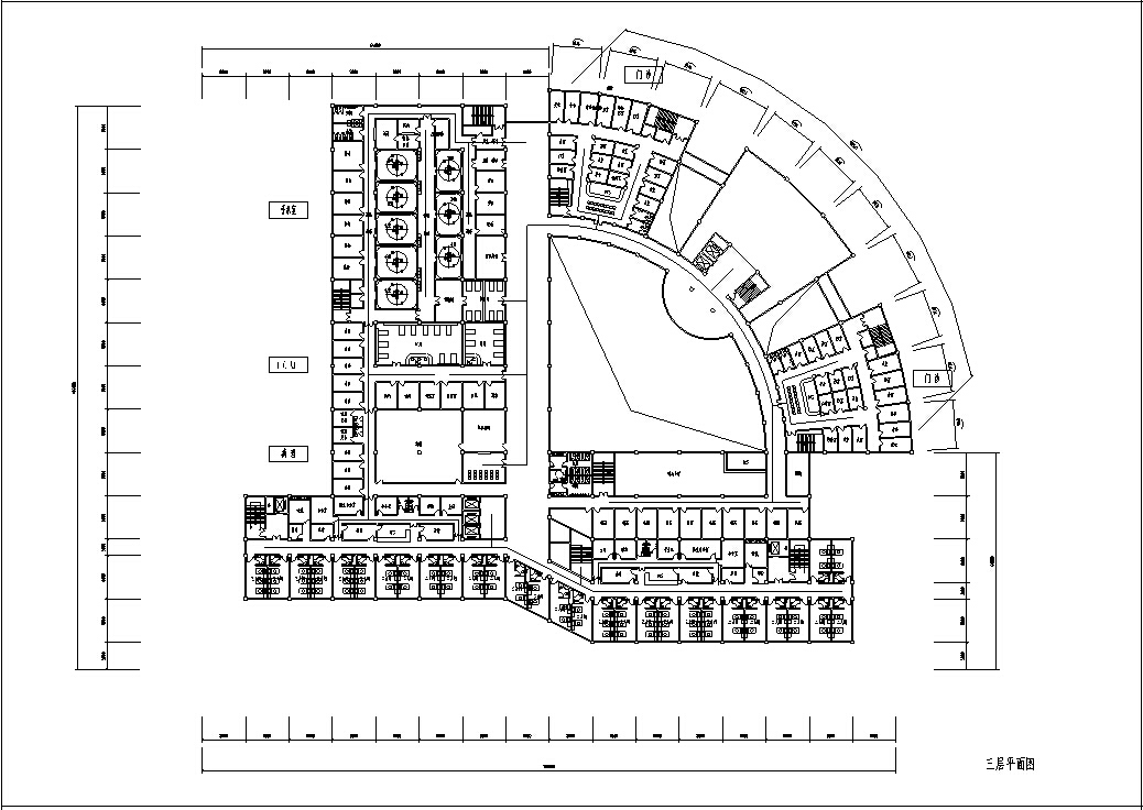 [四川省]资阳市某人民医院方案设计（含CAD）cad施工图下载【ID:151588166】