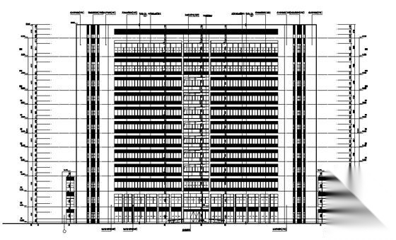 [绵阳]某县人民医院十二层综合楼建筑施工图施工图下载【ID:166708197】