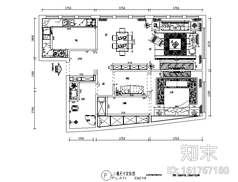 [重庆]灰色调后现代风格自建房三居室住宅设计施工图（附...cad施工图下载【ID:161767180】