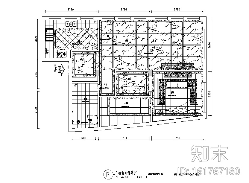 [重庆]灰色调后现代风格自建房三居室住宅设计施工图（附...cad施工图下载【ID:161767180】