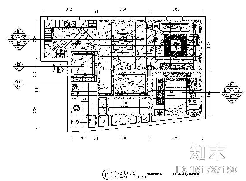 [重庆]灰色调后现代风格自建房三居室住宅设计施工图（附...cad施工图下载【ID:161767180】