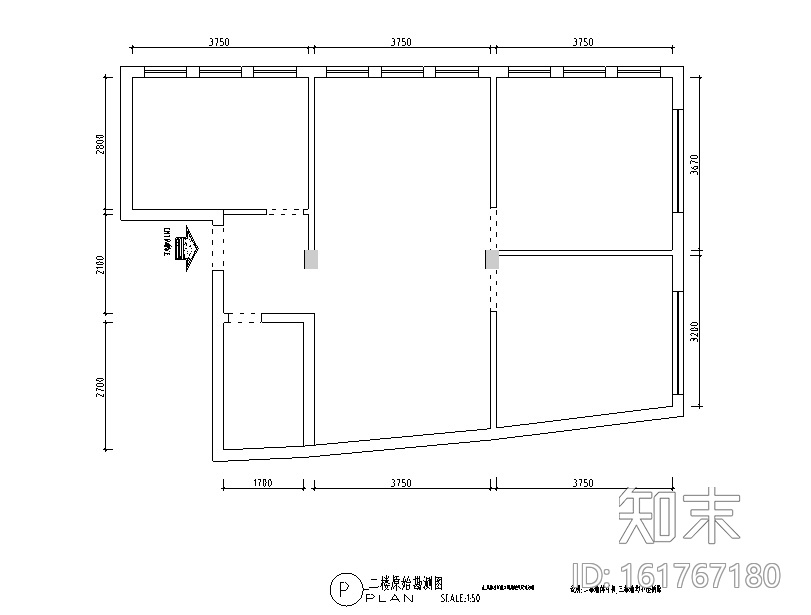 [重庆]灰色调后现代风格自建房三居室住宅设计施工图（附...cad施工图下载【ID:161767180】