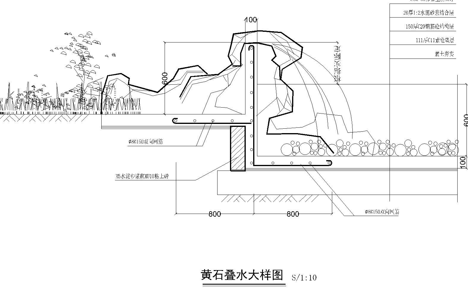 汤臣别墅庭院景观设计CAD施工图cad施工图下载【ID:160687190】