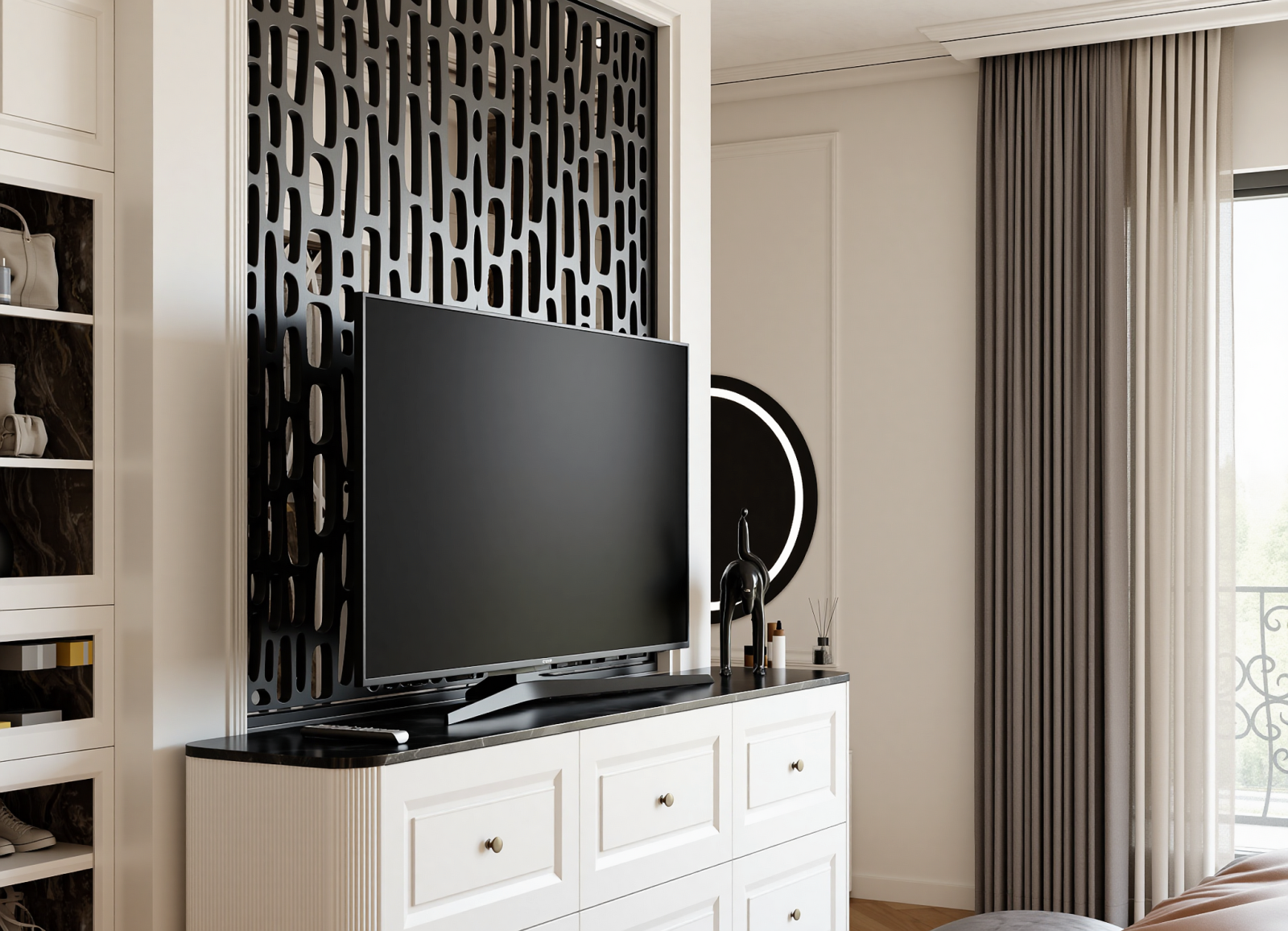 欧式家居客厅3D模型下载【ID:1215021582】