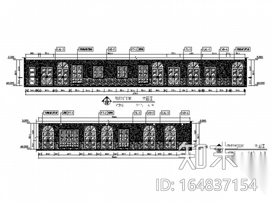[天津]精品花园小镇时尚幼儿园室内设计装修图（含效果...cad施工图下载【ID:164837154】