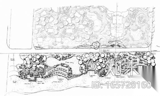 海南三亚海航度假中心景观施工图cad施工图下载【ID:165728160】