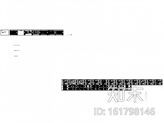 美式古典三居室住宅装修设计图cad施工图下载【ID:161798146】