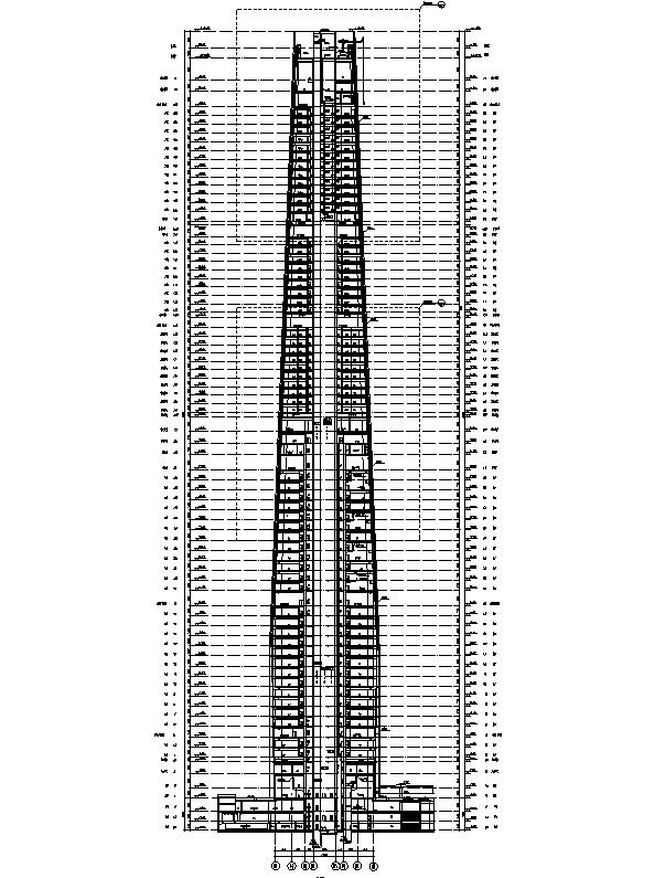 [深圳]300多米超高层地标性商业办公综合体建筑施工图...施工图下载【ID:165606137】