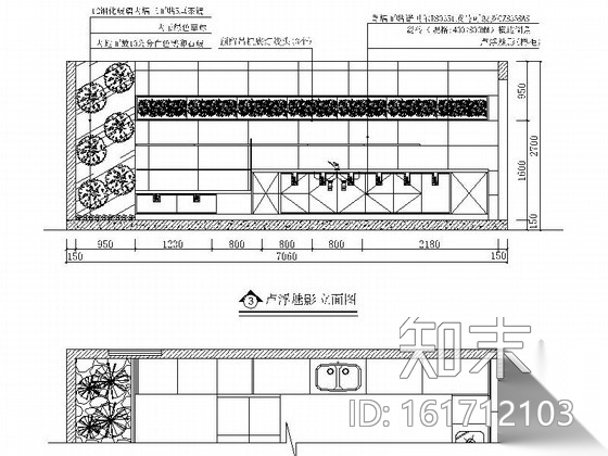 [广东]某名品橱柜专卖店室内装修施工图施工图下载【ID:161712103】