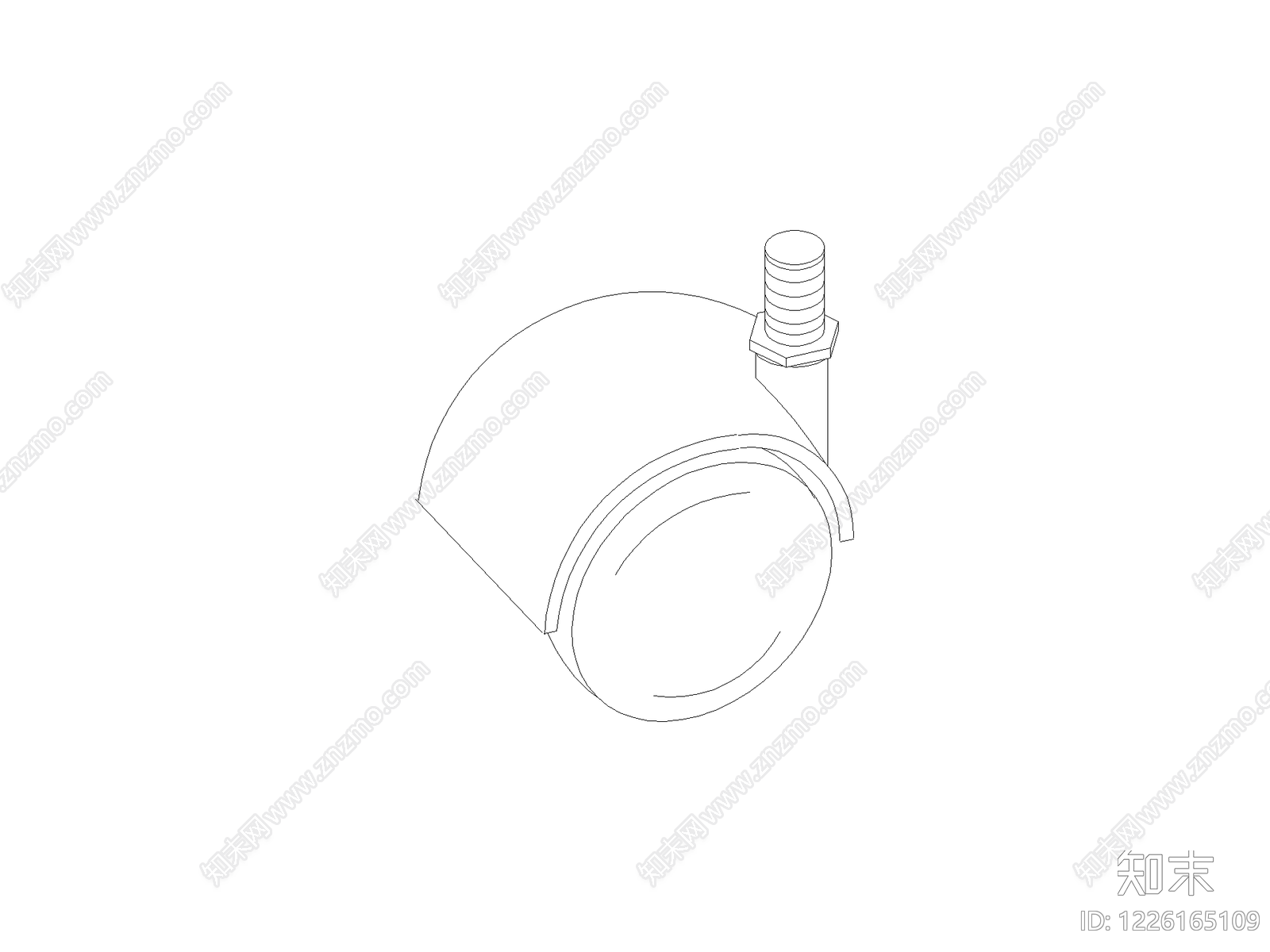 五金管件cad施工图下载【ID:1226165109】