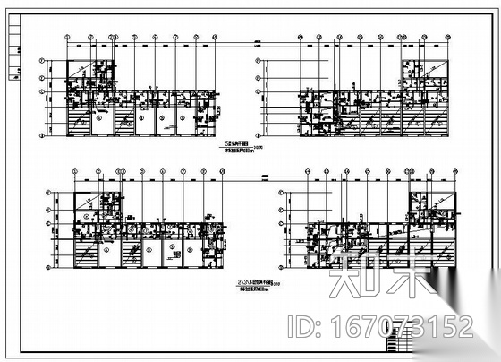 焦作某办公楼改扩建为客房工程结构图cad施工图下载【ID:167073152】